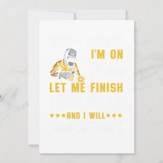 Invitación Soldadura de soldadura de soldadura con soldadura 