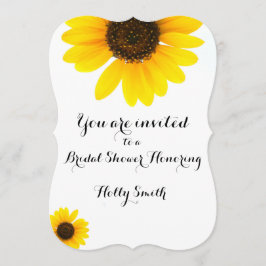 Invitación soleada del girasol