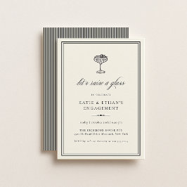 Invitación solemne para levantar un vaso