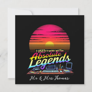 Invitación Solía trabajar con leyendas absolutas