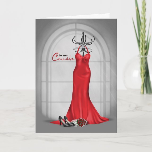 Invitación Solicitud de acompañante de boda para prima (Anverso)