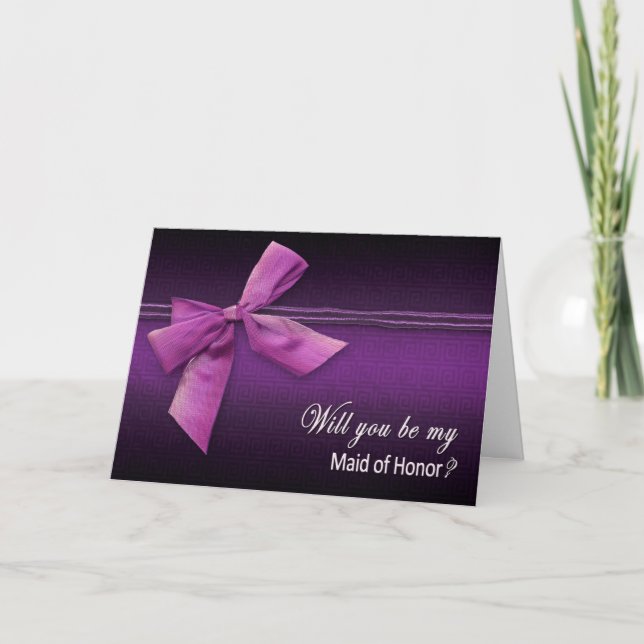 INVITACIÓN SOLICITUD DE ACONPANANTE NUPCIAL - DAMA DE HONOR - (Anverso)