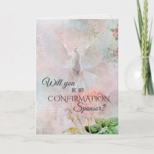 Invitación Solicitud de Padrino de Confirmación Religiosa 