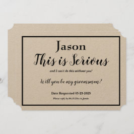 Invitación Solicitud de Padrino Esta es una Opción de Nombre