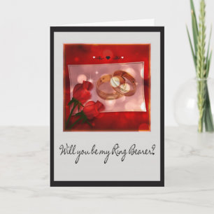 Invitación Solicitud de Portador de Anillo de Boda