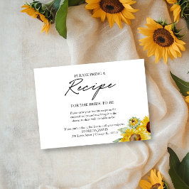 Invitación Solicitud de Receta para Brunch de Despedida de So