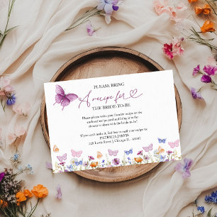 Invitación Solicitud de Receta para la Fiesta de Despedida de