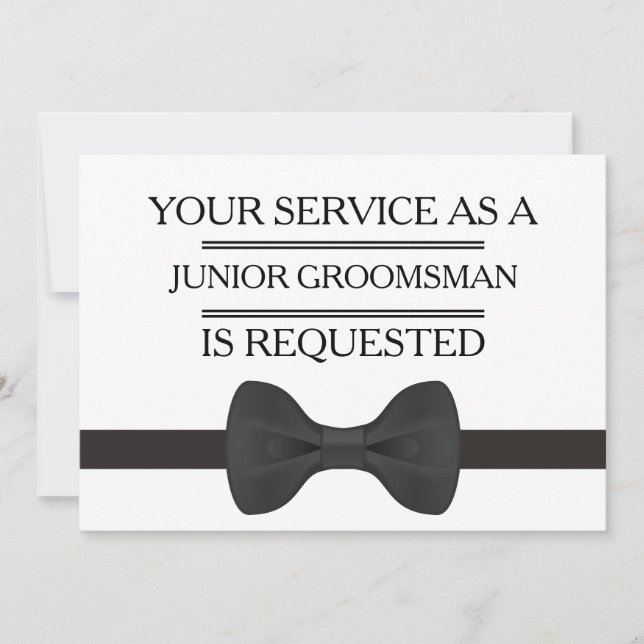 Invitación Solicitud de tu servicio como padrino (Anverso)