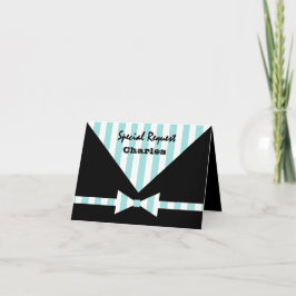 Invitación Solicitud especial para el cortejo de boda CUALQUI