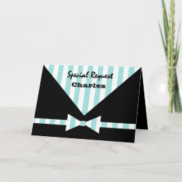 Invitación Solicitud especial para el cortejo de boda CUALQUI