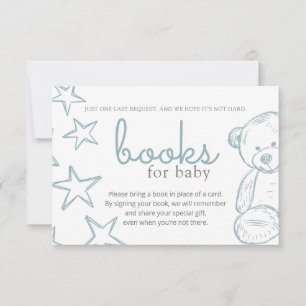Invitación Solicitud mínima de Baby Shower de besito de peluc