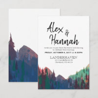 Invitación solo a la recepción de la boda