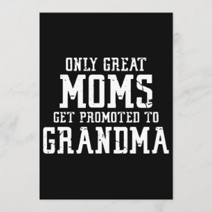 Invitación Solo Las Grandes Madres Se Promocionan A Las Camis
