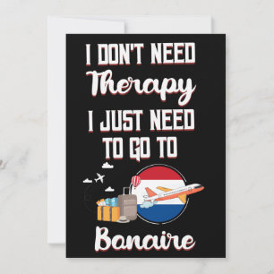 Invitación Solo Necesito Ir A Bonaire