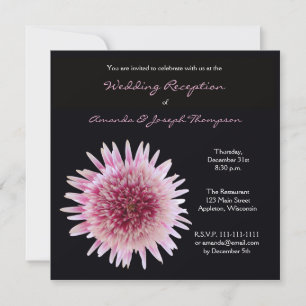Invitación solo para la recepción de la boda