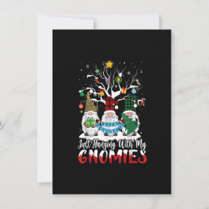 Invitación Solo pasando el rato con mis gnomios Gnomos de árb