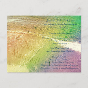 Invitación Solo playa de casados