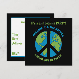 Invitación sólo porque el fiesta de paz añada información