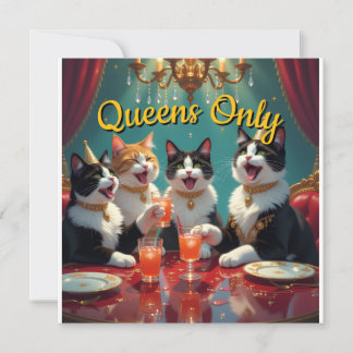 Invitación ¡Solo reinas!