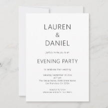 Sólo texto simple Boda de código QR Fiesta nocturn