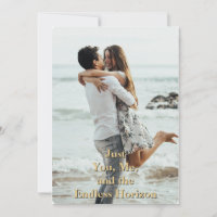 "Sólo tú, yo y el horizonte interminable" romántic