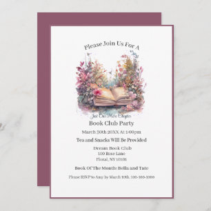 Invitación Solo un capítulo más - Libro Club