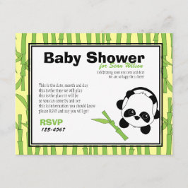 Invitación Sólo un poco de bambú