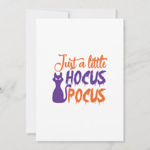Invitación sólo un poco de hocus pocus