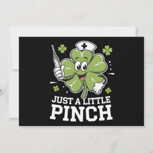 Invitación Solo Un Poco De Pinch Enfermera Día De San Patrici