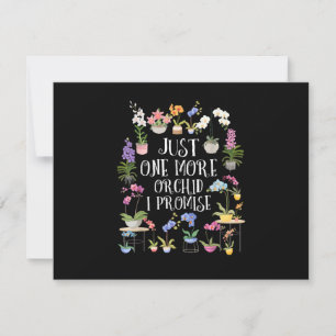 Invitación Solo una orquídea más lo prometo