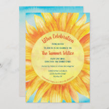 Solsticio de verano Sol girasol Fiesta de Litha de