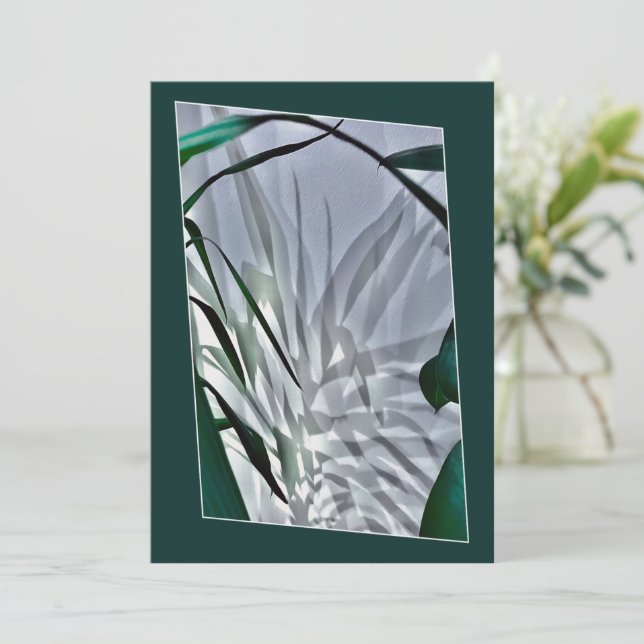 Invitación Sombras grises (Anverso de pie)