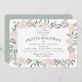 Invitación Sombreado Jardín Boda Ducha Bridal