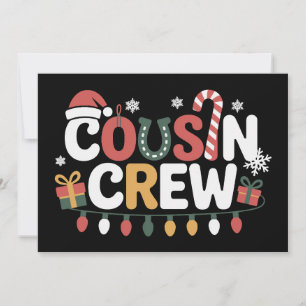 Invitación Sombrero de Navidad de luces de caramelo de la tri