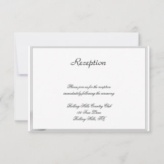 Invitación Sombreros de copa y recepción nupcial gay azul de