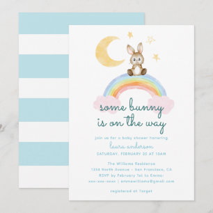 Invitación Some Bunny's On The Way Baby Shower de Género Neut