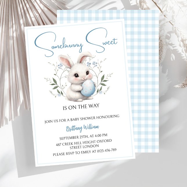 Invitación Somebunny Sweet está en camino a Baby Shower de Pa (Subido por el creador)