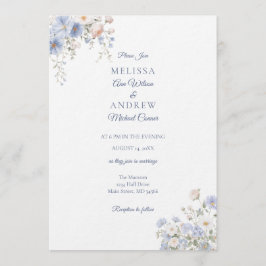 Invitación Something Blue Wedding Invitation Suite
