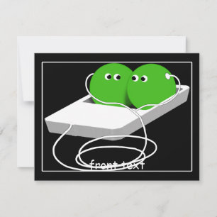 Invitación Somos Como Dos Peas En Un Pod