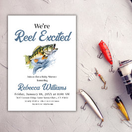 Invitación Somos el pequeño pescador más emocionado de Reel B