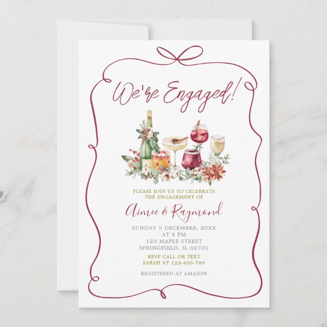 Invitación Somos Navidades involucrados Fiesta de la mano de  (Anverso)