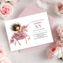 Invitación soñadora de hadas niña 2do cumpleaños d