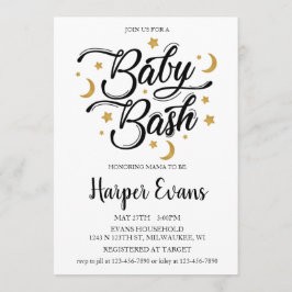 Invitación Soñando con estrellas y lunas