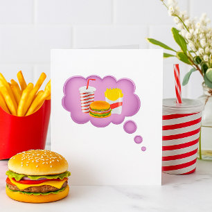 Invitación Soñando Con La Comida Rápida