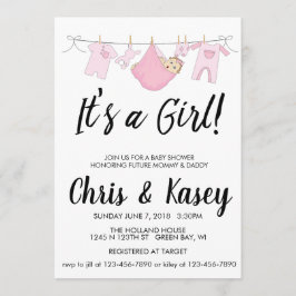 Invitación Soñando que es un chica