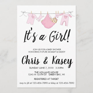 Invitación Soñando que es un chica