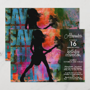 Invitación Sonido de Cambio Arte de Paz Urbano Moderno