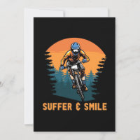 Sonríe y sufre en bicicleta de montaña