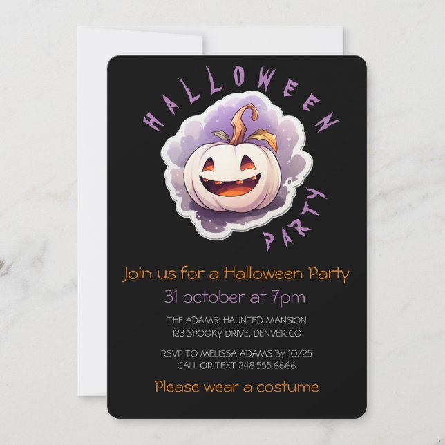 INVITACIÓN SONRIENTES DE BOMBA CUTIDOS (Anverso)