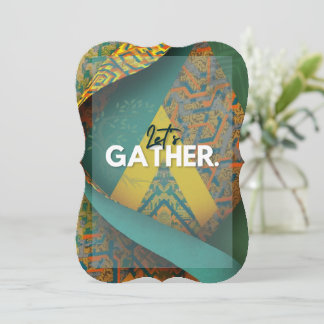 Invitación Sophisticated Luxury African Asian Caribbean